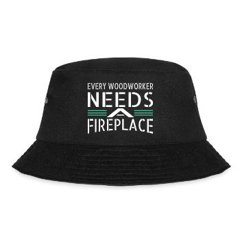 Funny Carpenter Carpenter Funny Tshirts Lumberman - Bucket Hat - black - Front - Lela (165cm)