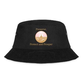 Preserve, Protect, Prosper - Bucket Hat - black - Front - Lela (165cm)