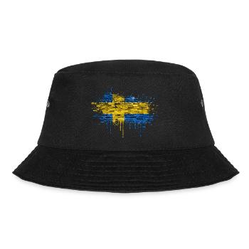 Sweden Sweden Scandinavia Nordic countries Viking Europe - Bucket Hat - black - Front - Lela (165cm)