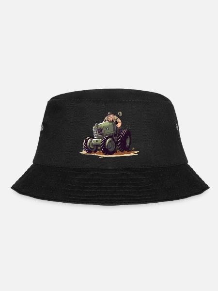 Denis der wütende Bauer - Bucket Hat - Schwarz