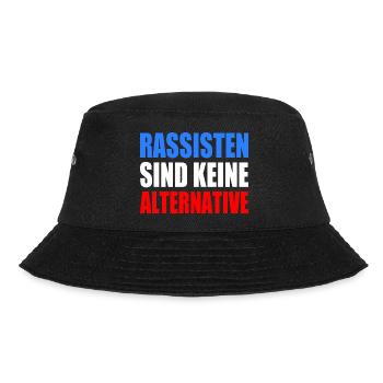 rassisten sind keine alternative - Bucket Hat - Schwarz - Vorne - Lela (165cm)