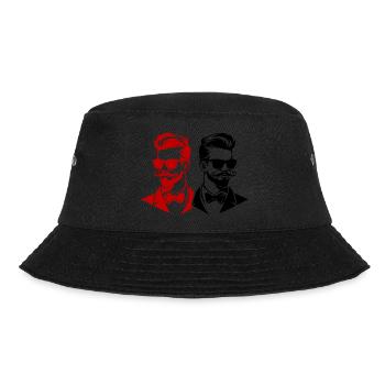 Junggesellenabschied Bräutigam Team - Bucket Hat - Schwarz - Vorne - Lela (165cm)