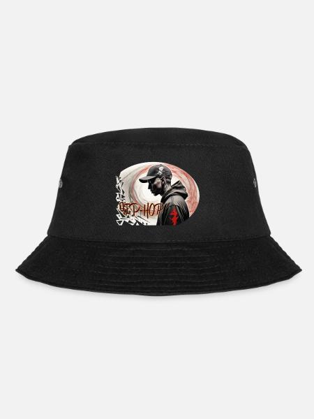 hip-hop - Bucket Hat - Schwarz