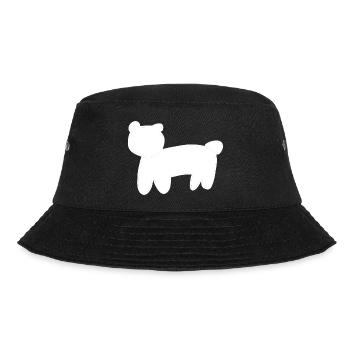 Bear Animal Symbol Brown - Bucket Hat - black - Front - Lela (165cm)