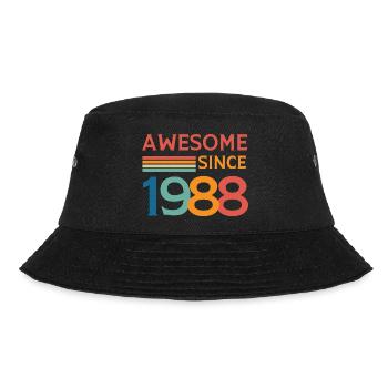 Großartig seit 1988 - Bucket Hat - Schwarz - Vorne - Lela (165cm)