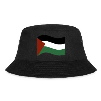 Palästina Flagge - Bucket Hat - Schwarz - Vorne - Lela (165cm)