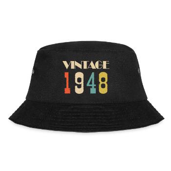1999 Vintage Geschenk in limitierter Auflage - Bucket Hat - Schwarz - Vorne - Lela (165cm)