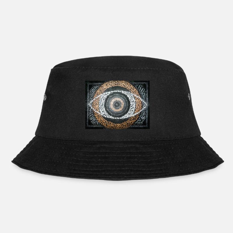Calligraffiti - Auge - Bucket Hat - Schwarz