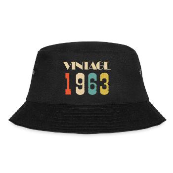1984 Vintage Limited Edition Gift - Bucket Hat - black - Front - Lela (165cm)
