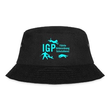 IGP Hundesport - türkis - Bucket Hat - Schwarz - Vorne - Lela (165cm)