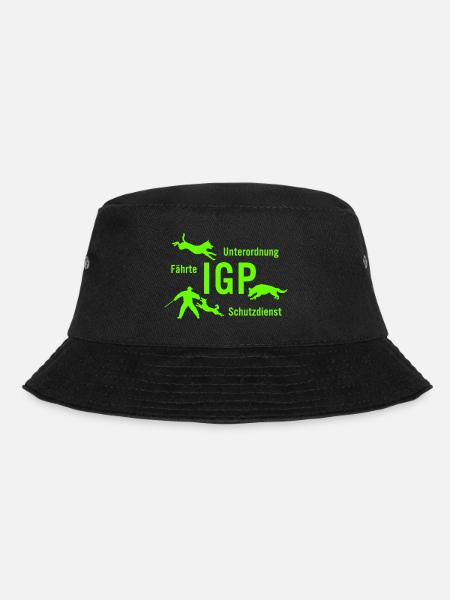IGP Hundesport - grün - Bucket Hat - Schwarz