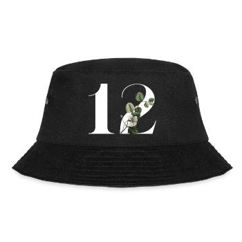 Numéro 12 floral vert -12e anniversaire floral - Bob - noir - Devant - Lela (165cm)