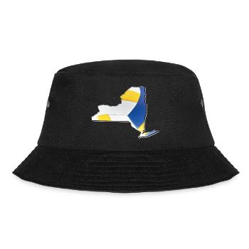 New York (United States) | real volleyball | Map - Bucket Hat - black - Front - Lela (165cm)