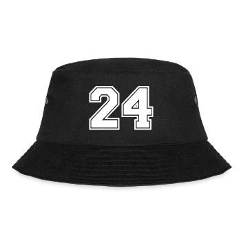 24 - Bucket Hat - Schwarz - Vorne - Lela (165cm)
