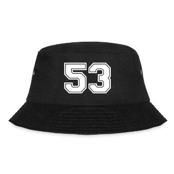 53 - Bucket Hat - Schwarz - Vorne - Lela (165cm)