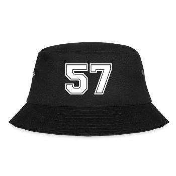 57 - Bucket Hat - Schwarz - Vorne - Lela (165cm)