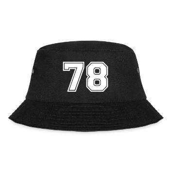 78 - Bucket Hat - Schwarz - Vorne - Lela (165cm)