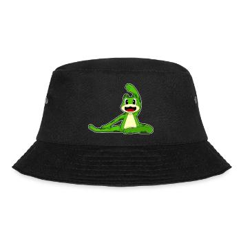 Frosch Yoga Fitness Gymnastik - Bucket Hat - Schwarz - Vorne - Lela (165cm)