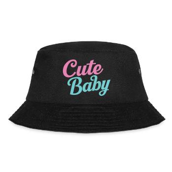 Cute baby - Bucket Hat - black - Front - Lela (165cm)
