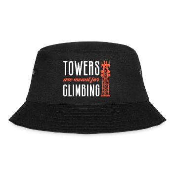 Towers Meant For Climbing Telecommunication Tower - Bucket Hat - black - Front - Lela (165cm)