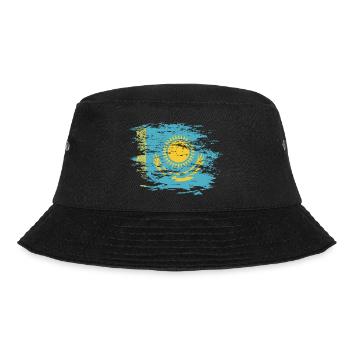 Drapeau du Kazakhstan utilisé - Bob - noir - Devant - Lela (165cm)
