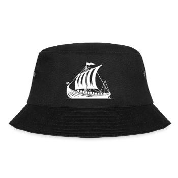 Conception de voile de style viking de bateau-dragon - Bob - noir - Devant - Lela (165cm)