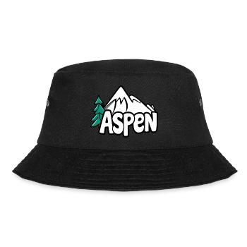 Aspen Colorado USA - Bucket Hat - Schwarz - Vorne - Lela (165cm)