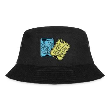 Micro Chip - Bucket Hat - Schwarz - Vorne - Lela (165cm)