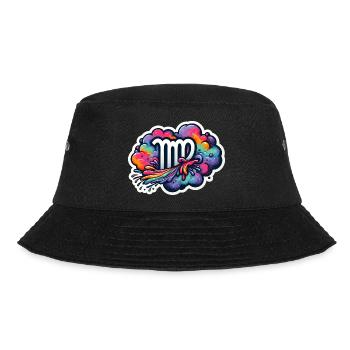 Color Zodiac: Virgo - Bucket Hat - black - Front - Lela (165cm)