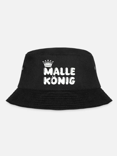 malle könig - Bucket Hat - Schwarz
