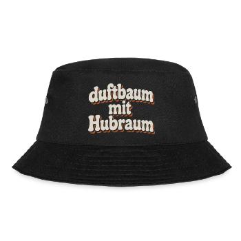 Duftbaum mit Hubraum - Bucket Hat - Schwarz - Vorne - Lela (165cm)