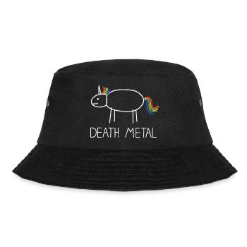 Death Metal Unicorn - Bucket Hat - black - Front - Lela (165cm)