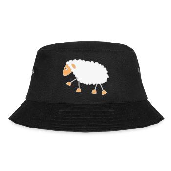 Funny Sheep - Bucket Hat - black - Front - Lela (165cm)