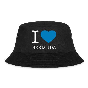 I love Bermuda - Bucket Hat - black - Front - Lela (165cm)