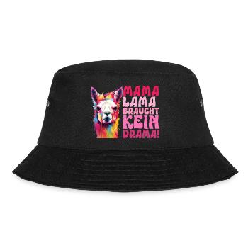 Les futures mamans MAMA LAMA N'A PAS BESOIN DE DRAME - Bob - noir - Devant - Lela (165cm)