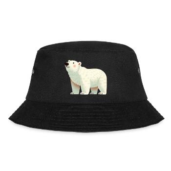 Eisbär - Bucket Hat - Schwarz - Vorne - Lela (165cm)