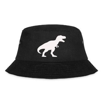 Dino Silhouette Tyrannosaurus Rex - Bucket Hat - black - Front - Lela (165cm)