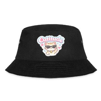 Catitude Cat Sunglasses - Bucket Hat - black - Front - Lela (165cm)