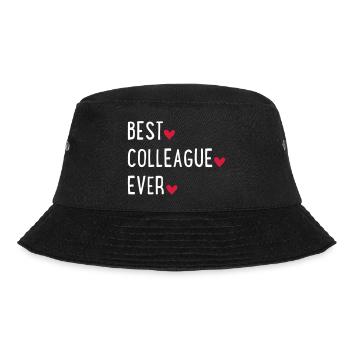 Best colleague in the world - Bucket Hat - black - Front - Lela (165cm)