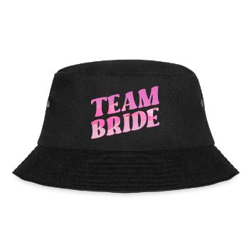 Hochzeitsteam-Braut - Bucket Hat - Schwarz - Vorne - Lela (165cm)