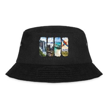 Venezuela Travel – South America Waterfall & Nature - Bucket Hat - black - Front - Lela (165cm)