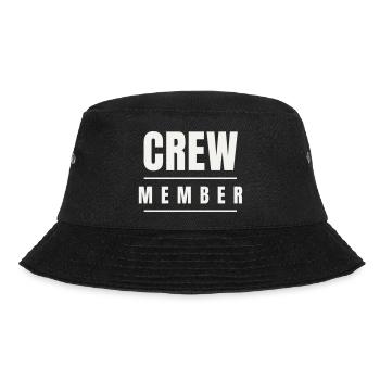 Crew Member Bold Team Staff Event Festival Gruppe - Bucket Hat - Schwarz - Vorne - Lela (165cm)
