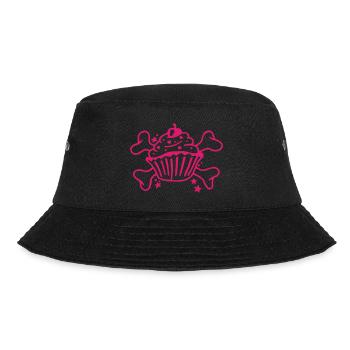 Muffin Kids - Bucket Hat - Schwarz - Vorne - Lela (165cm)