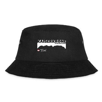 Wilder Kaiser Kaiserkrone Tirol Austria Österreich - Bucket Hat - Schwarz - Vorne - Lela (165cm)