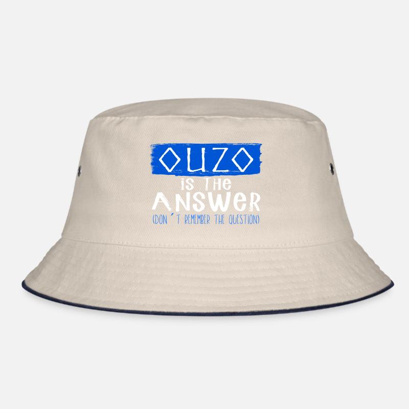 Ouzo is the answer Bucket Hat