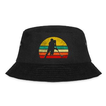 Unihockey - Bucket Hat - Schwarz - Vorne - Lela (165cm)