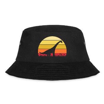 Archäologe Dino Brachiosaurus Dinosaurier - Bucket Hat - Schwarz - Vorne - Lela (165cm)