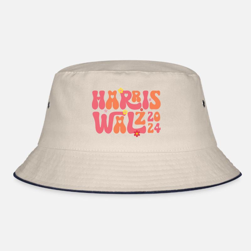 Kamala Harris Walzer Walzer 2024 Retro Bucket Hat