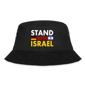 Stand with israel - Bucket Hat - black - Front - Lela (165cm)