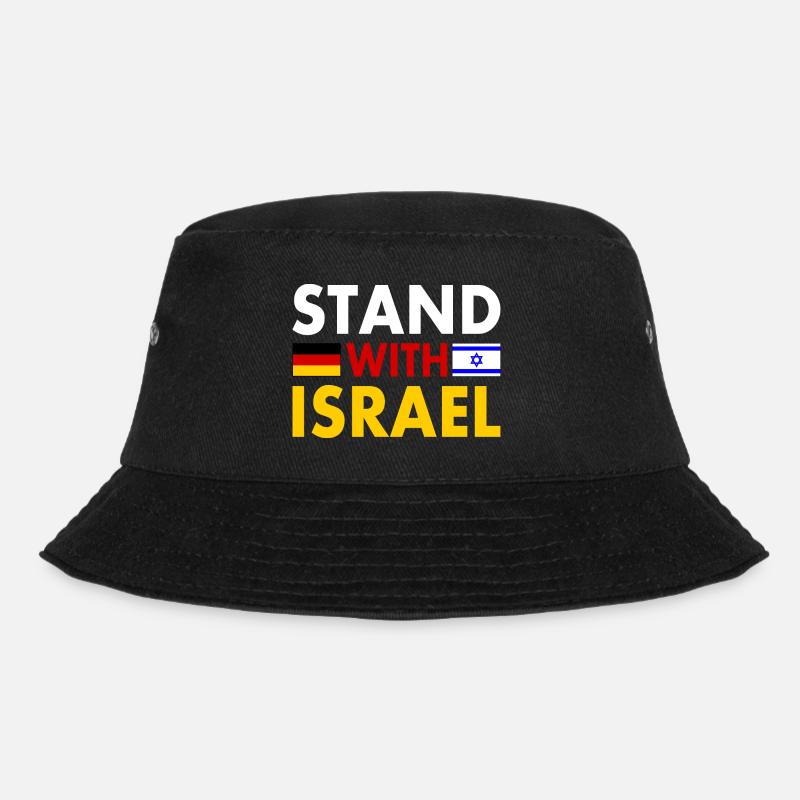 Stand with israel - Bucket Hat - Schwarz